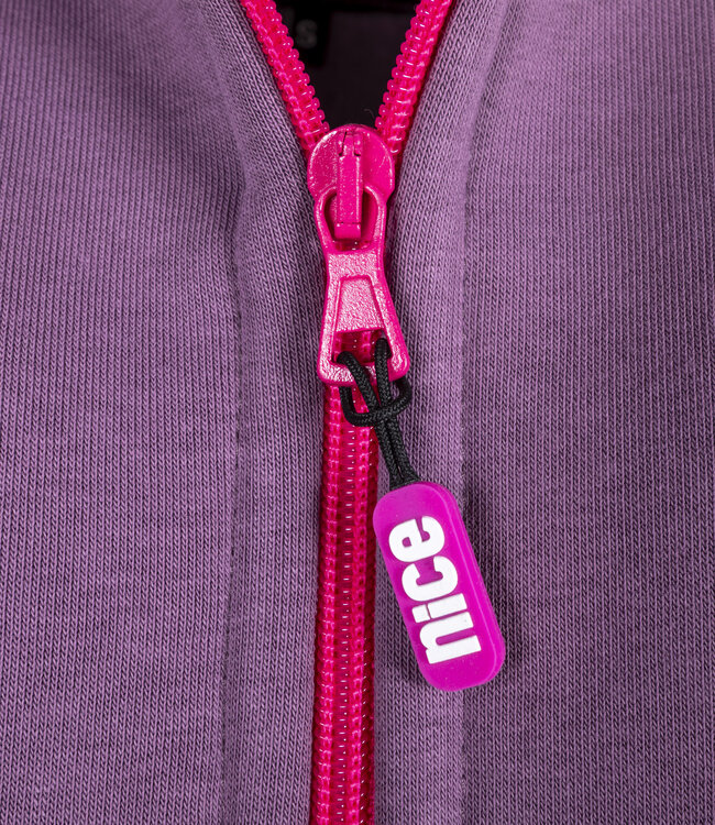 Fleece-ZIP Purple Rain