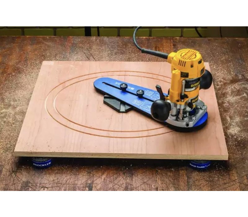 Rockler Compact Router Ellipse en Circle Jig MZS Gereedschap