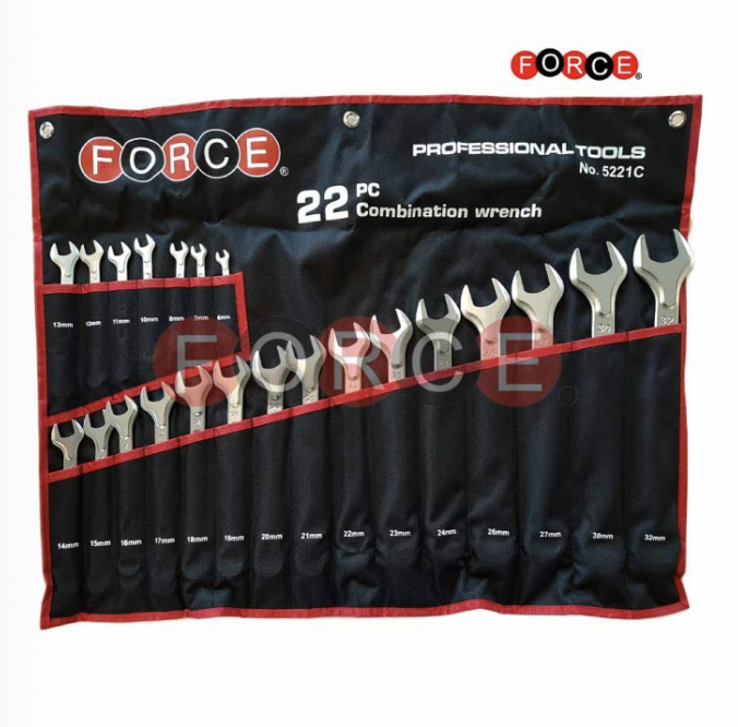 22pc Combination wrench (cloth bag) MZS Gereedschap & Slijpservive