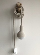 Crocheted pendant lamp - Pearl Grey - Et aussi