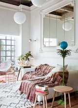 Parisian vibes in Spain - a fun mix of Art Deco, Vintage, Ethnic and Scandinavian interior styling by Ramisa Projects & Fun