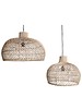 Oneworld Interiors Rattan pendant lamp - naturel - Ø56cm