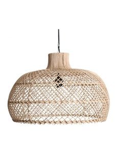 Oneworld Interiors Rattan pendant lamp - naturel - Ø56cm