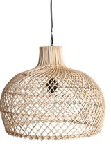 Oneworld Interiors Rattan pendant lamp - naturel - Ø39cm