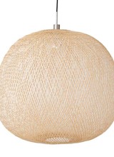 Ay Illuminate Lampe Suspension Bambou PLUME mini - Naturel - Ø38xh31cm