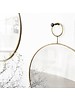 House Doctor Round mirror 'the loop' - brass - 38cm - House Doctor