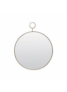 House Doctor Miroir 'the loop' rond - Laiton - 38cm - House Doctor