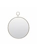 House Doctor Round mirror 'the loop' - brass - 38cm - House Doctor