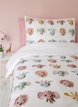 Duvet Cover Zoo - Pink - 140x200cm - Studio Ditte