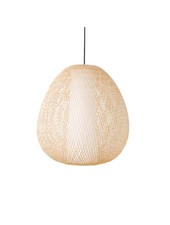 Ay Illuminate Bamboo Pendant Lamp Twiggy EGG - Natural - Ø38x85cm - Ay illuminate
