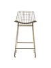 HK Living Tabouret de bar 'Wire' en laiton - HK Living