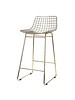 HK Living Tabouret de bar 'Wire' en laiton - HK Living