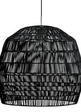 Ay Illuminate Black rattan Nama2 suspension Ø58cm - Ay Illuminate