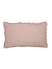 Bloomingville Coussin 100% coton - rose - 50x30cm - Bloomingville