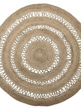 Bloomingville Round rug jute - natural - Ø182cm - Bloomingville