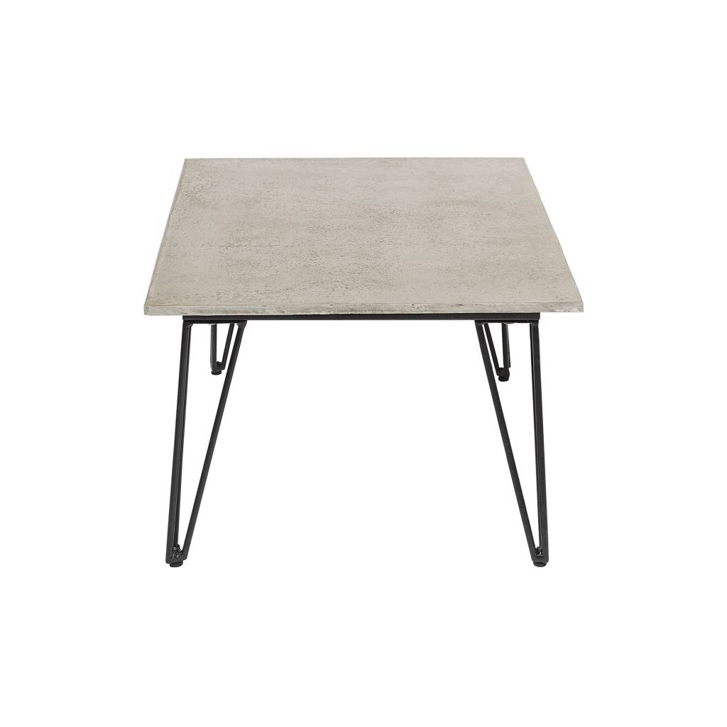 Bloomingville Outdoor coffee table concrete - grey / negro - L90xH42xW60 - Bloomingville