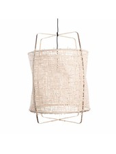 Ay Illuminate Z1 pendant lamp bamboo and natural paper - Ø 67cm x H100cm - Ay illuminate