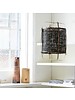 Ay Illuminate lámpara Z1 de bambú y papel negro - Ø 67cm x H100cm - Ay illuminate