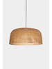 Ay Illuminate Bamboo Pendant Lamp Doppio Grid - Natural - Ø80x41cm - Ay illuminate