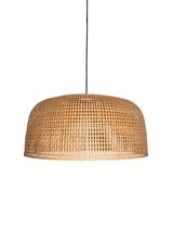 Ay Illuminate Bamboo Pendant Lamp Doppio Grid - Natural - Ø80x41cm - Ay illuminate