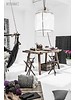 Ay Illuminate Z1 pendant lamp in bamboo and white cotton - Ø 67cm x H100cm - Ay illuminate