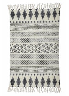 House Doctor Alfombra 'Block' Gris y Negro - 160x230cm - House Doctor