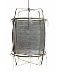 Ay Illuminate Z1 Bamboo pendant lamp with Silk and Cashmere cover - Ø67xh100 CM - black