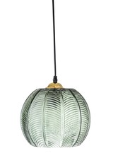 Bloomingville Glass pendant Lamp - green - Ø23xH18 - Bloomingville