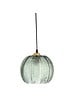 Bloomingville Lampe Suspension en verre - vert - Ø23xH18 - Bloomingville