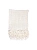 HK Living Linen throw / plaid - white - 130x170cm - HK Living