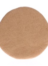 HK Living Felt seat cushion - camel - Ø35 - HK Living