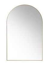 HK Living Miroir mural Arc - Laiton brossé - 59,5x92cm - HK Living