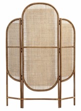 Nordal Biombo retro - teca y tejido de malla abierta - 130x3xh180cm - nordal