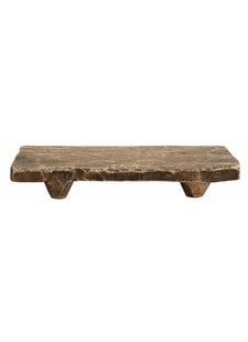 Nordal Tabla de cortar de madera cruda reciclada - 45x21x6cm - Nordal