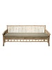 Bloomingville Bamboo lounge sofa with white mattress - Outdoor - L175xH75xW77cm - Bloomingville