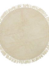 Bloomingville Tapis rond en laine - nature - Ø110cm - Bloomingville