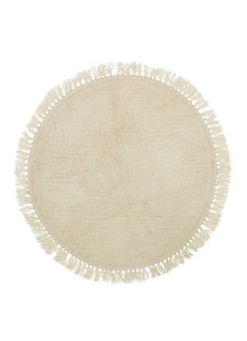 Bloomingville Rug wool - nature - Ø110cm - Bloomingville