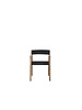 Dareels Dinning Chair CORA in teak et robe - Natural/Black  - Dareels