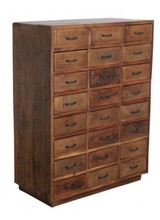 Petite Lily Interiors Factory cabinet 24-drawer - 80x40xH106 - Unique Piece