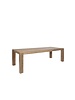 Dareels Mesa de comedor - teca natural - 250x90xa76cm - Dareels