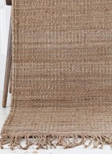 Tell me more Hemp Rug - Natural / Brown - 80x200cm - Tell Me More