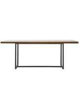 House Doctor Table de salle à manger - bois et métal - 200xW90xH74cm - House Doctor