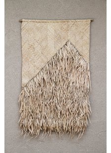 the dharma door  Amua Wall Hanging - palm leaves - Natural - h95cm - The dharma door