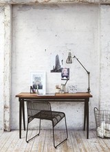 Bureau / Table industrielle Vintage House Doctor - Vu sur bloodandchampagne.com
