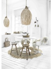 Bazar Bizar Rattan pendant lamp Shaggy - natural - Ø45xH75