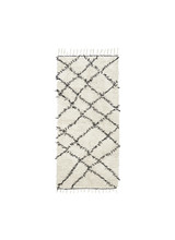 House Doctor Scandinavian-Ethnic rug 'Ribas' - Ivory / gray - 90x200 - House Doctor