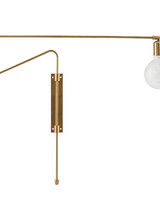 House Doctor Brass Wall Lamp SWING - L70cm - House Doctor