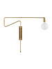 House Doctor Lampe murale SWING - L70cm - laiton - House Doctor