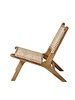 Bloomingville Occasional Chair teck and rattan - Natural - Bloomingville