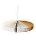 HK Living Lampe Suspension - corde - jaune - Ø70xh15cm - HK Living